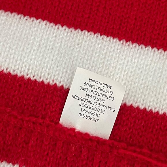 Lots a Lites Novelty Flashing Lights Scarf Christmas Tree Fringe - Picture 8 of 9